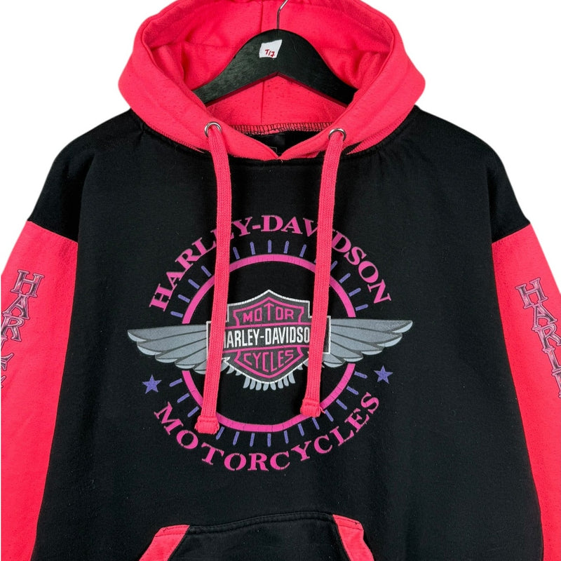 Vintage Harley Davidson Wing Logo Hoodie