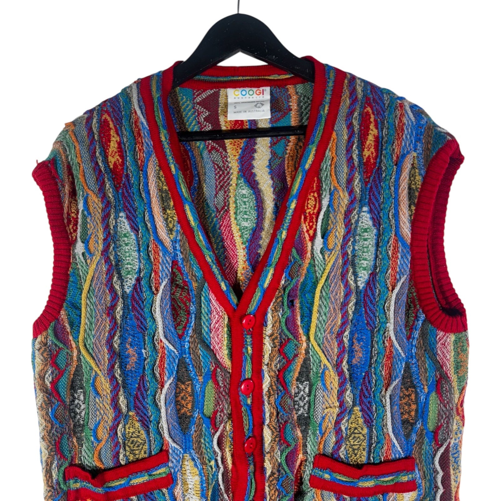 Vintage Coogi 3D Knit Sweater Vest