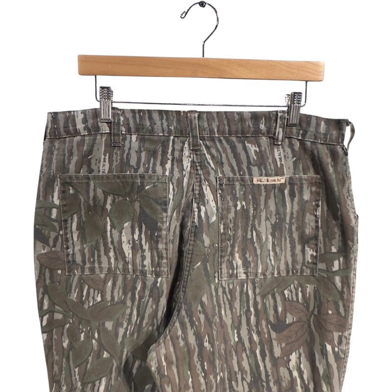 Vintage WALLS Blizzard Pruf Bottomland Camo Cargo Pants 36 x 30