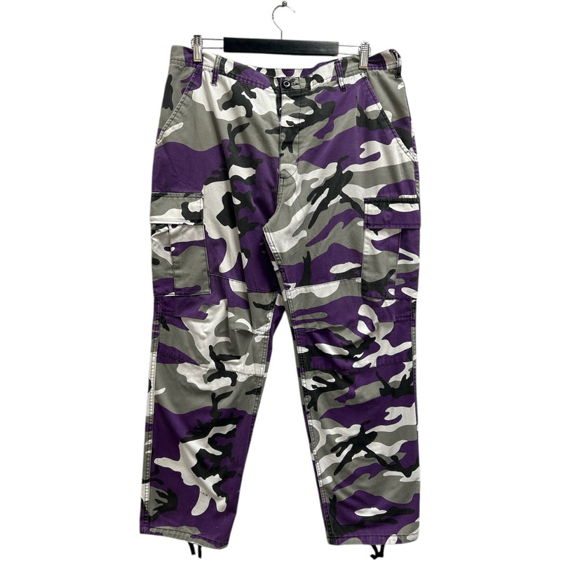 Vintage Military Surplus Camouflage Cargo Pants 35x30