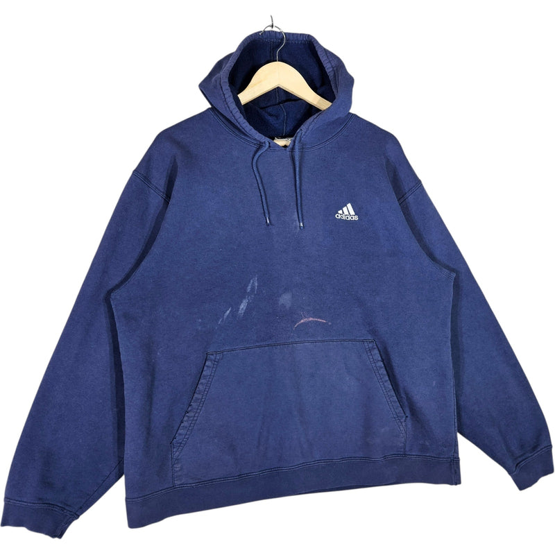 Vintage Adidas Mini Spellout Logo Hoodie