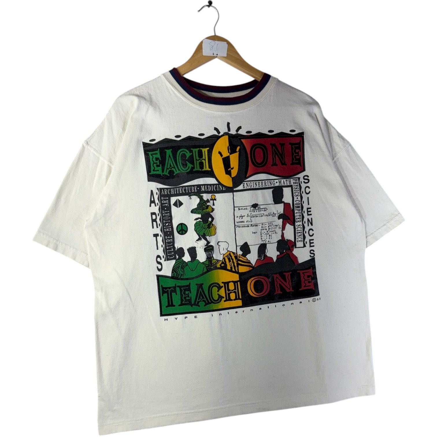 Vintage Each One Teach One Graphic T-Shirt