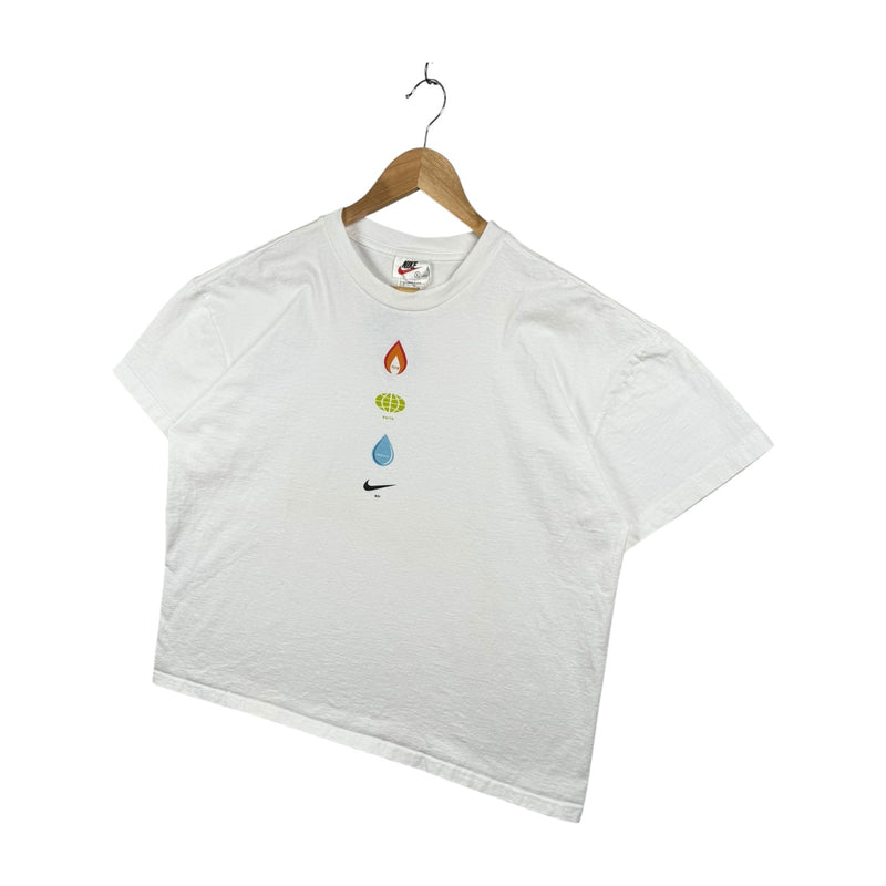 Vintage Nike Just Do It Fire Earth Water Air T-Shirt