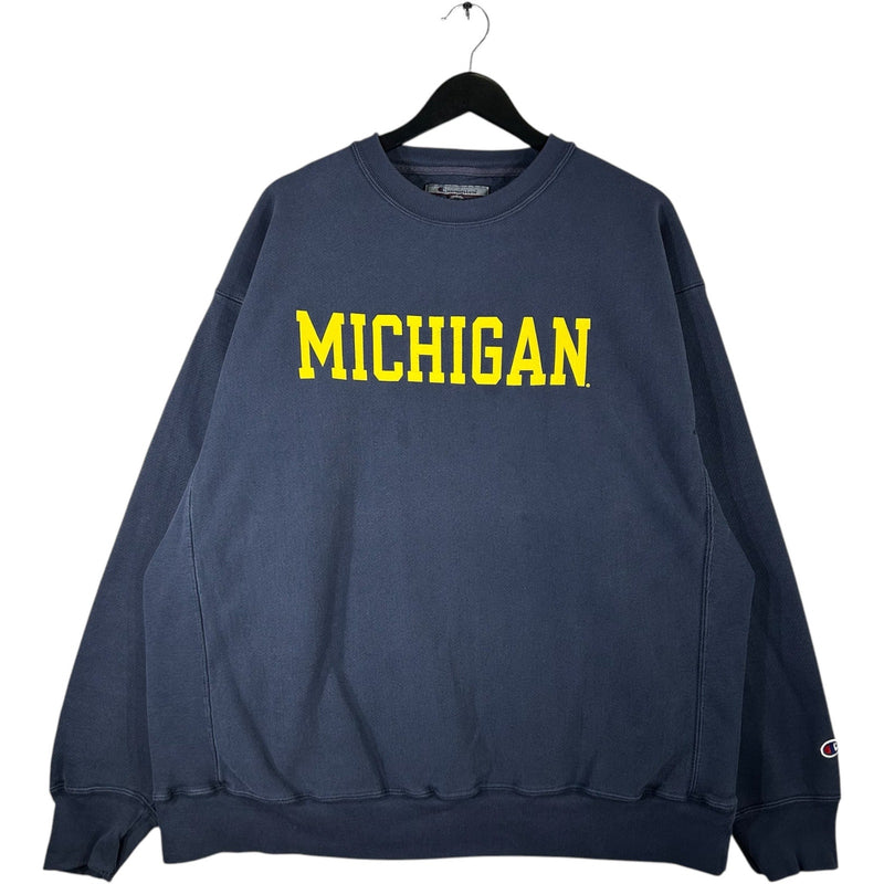 Vintage Champion University Of Michigan Spellout Crewneck