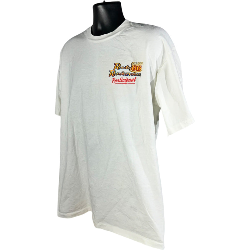 Vintage Route 66 Rendezvous Car Tee