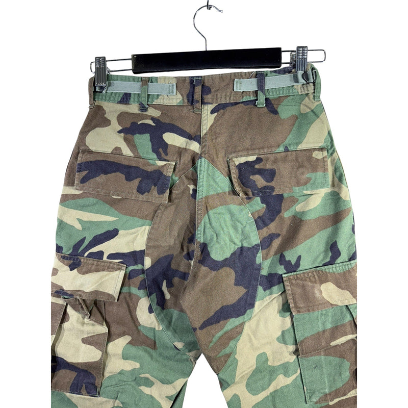 Vintage Cargo Camouflage Shorts X-Small