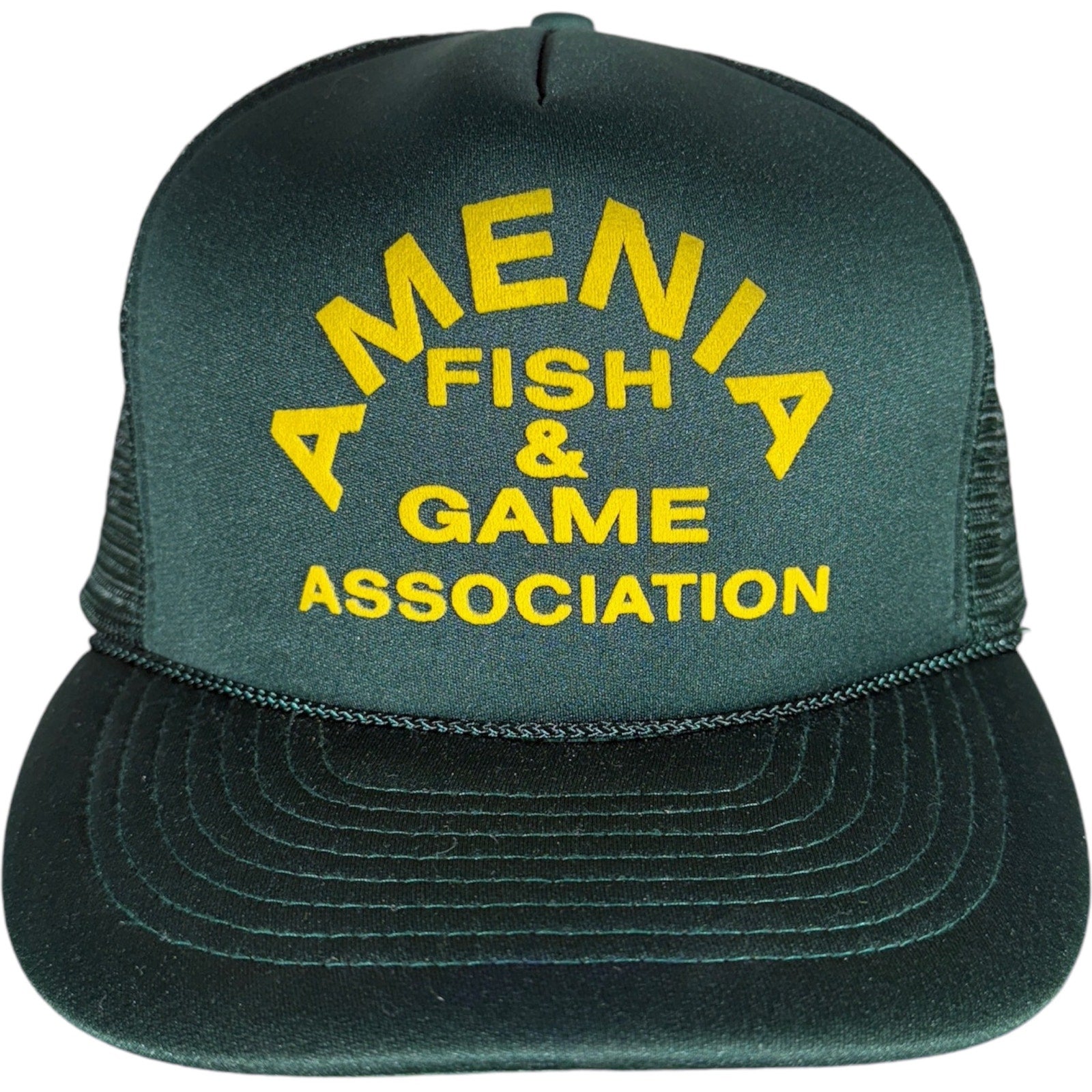 Vintage "Amenia Fish and Game" Trucker Snapback Hat