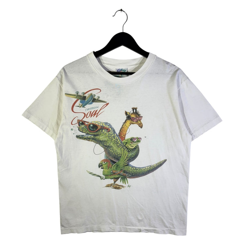 Vintage Caribbean Soul 10th Anniversary Lizard T-Shirt 90s