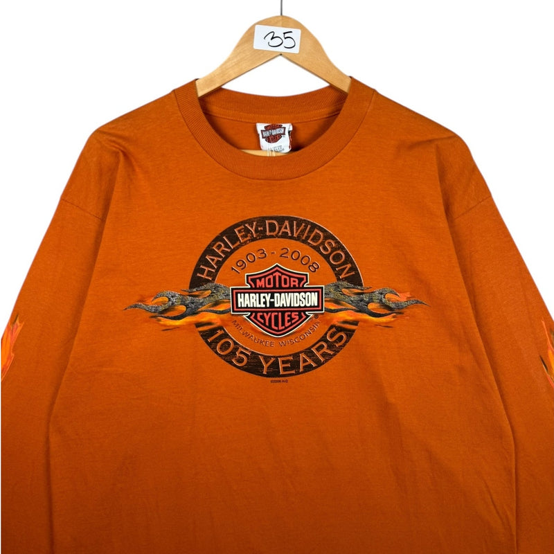 Vintage Harley Davidson 105th Anniversary Long Sleeve