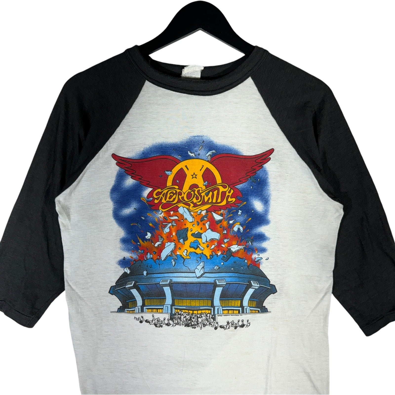 Vintage Aerosmith "Rock In A Hard Place" Raglan Long Sleeve