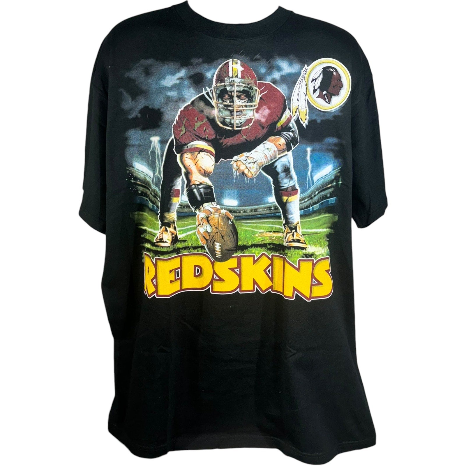 Vintage NWT Washington Redskins Caricature NFL Tee