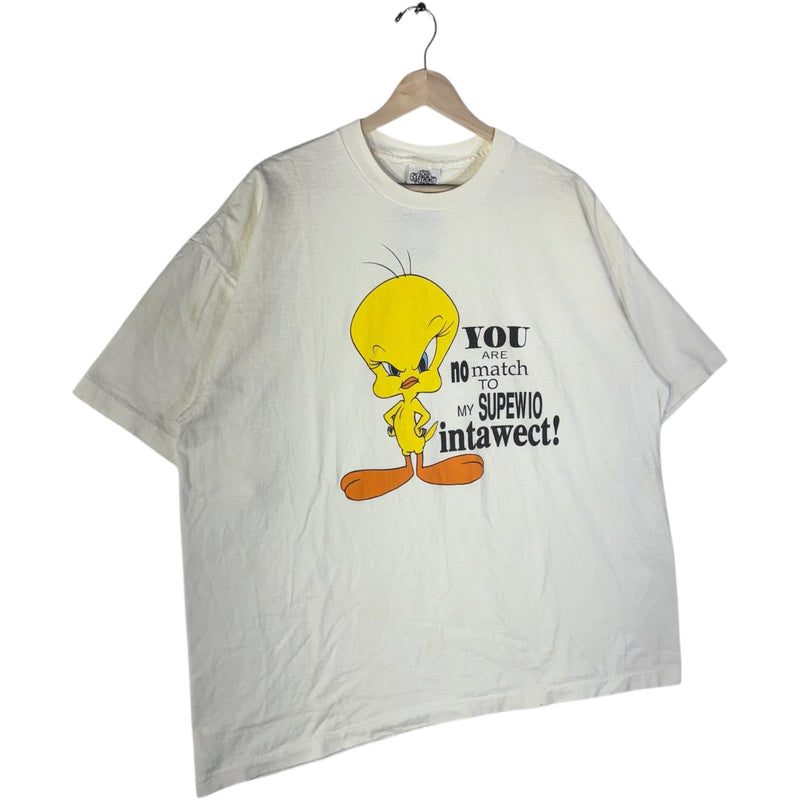 Vintage Looney Tunes Tweety Bird Humor Cartoon Tee