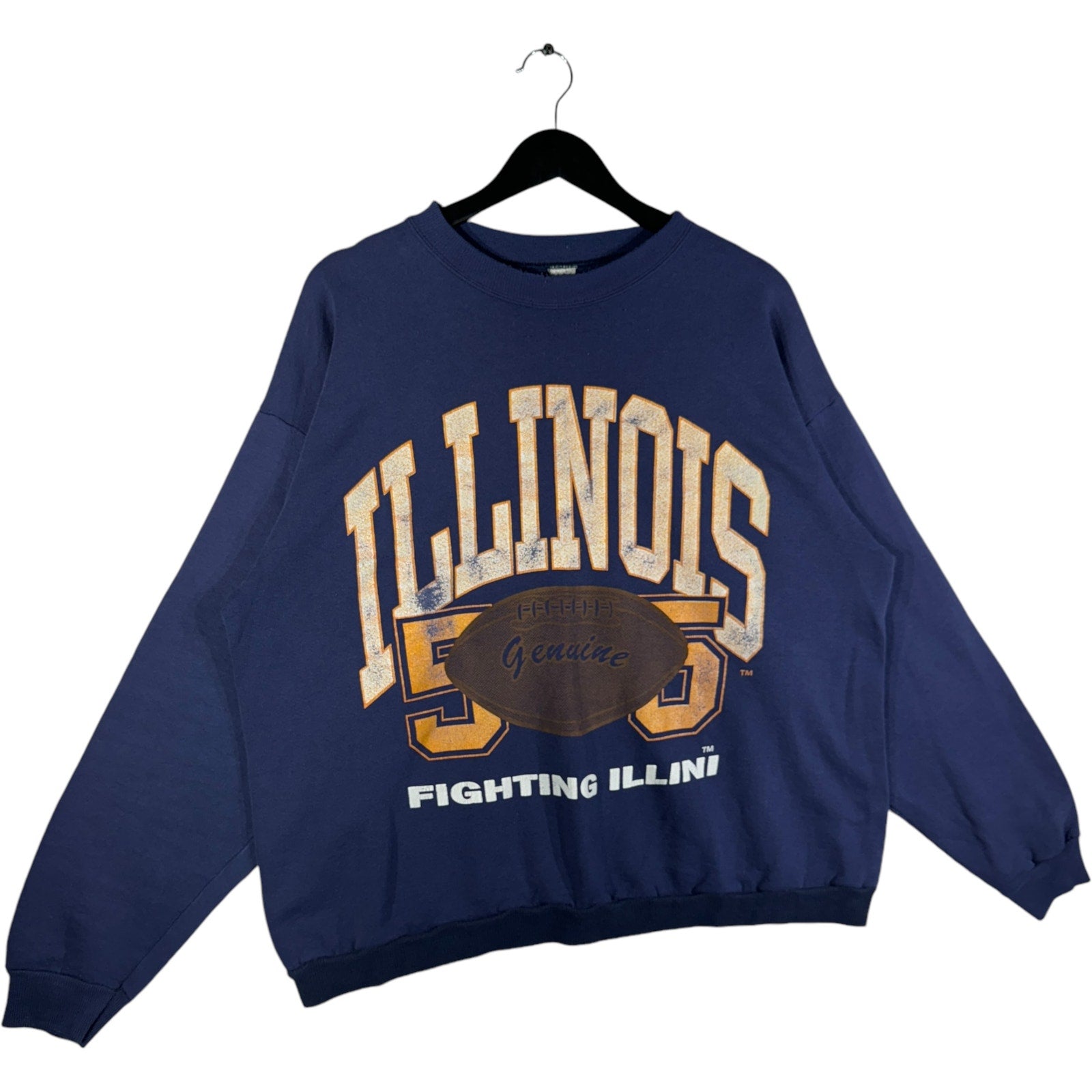 Vintage University Of Illinois Football Crewneck