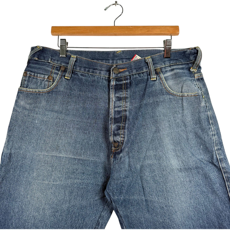 Y2K Evisu Denim Shorts 42