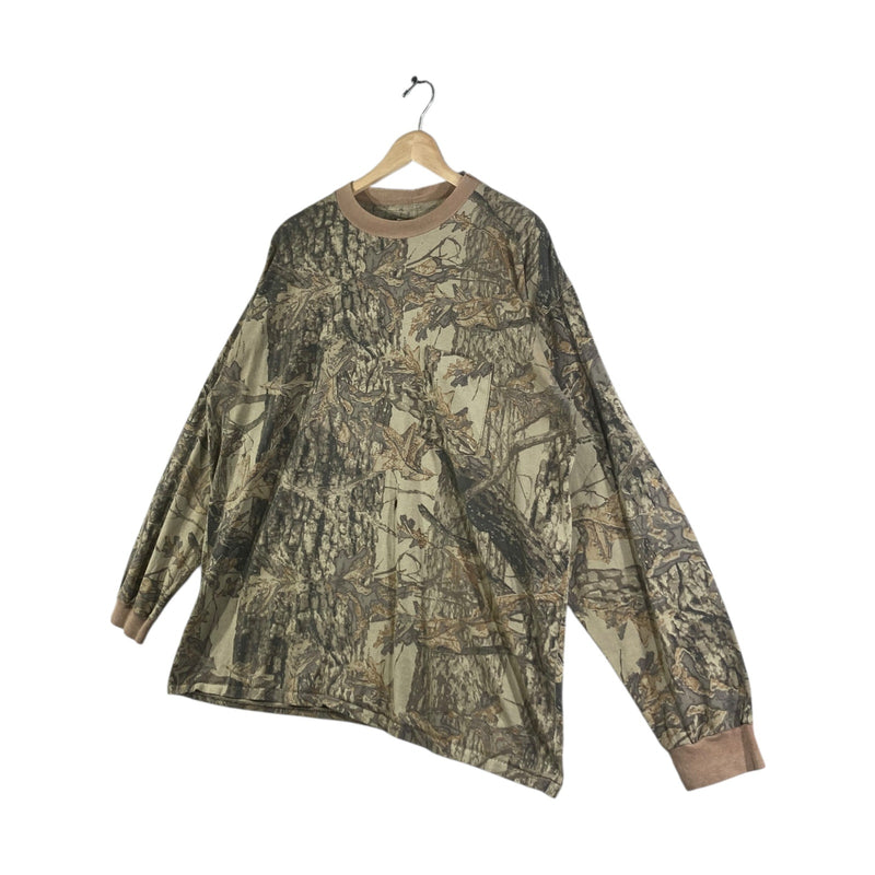 Vintage Camo Realtree Hunting Long Sleeve T-Shirt