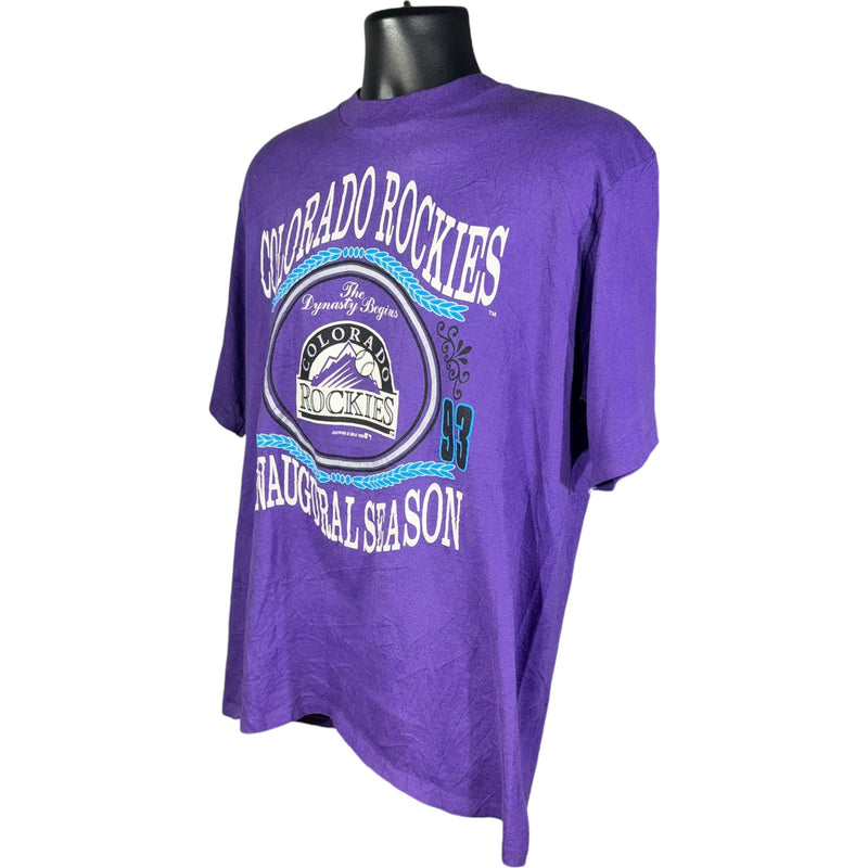 Vintage Colorado Rockies Inaugural Season MLB Tee 1993