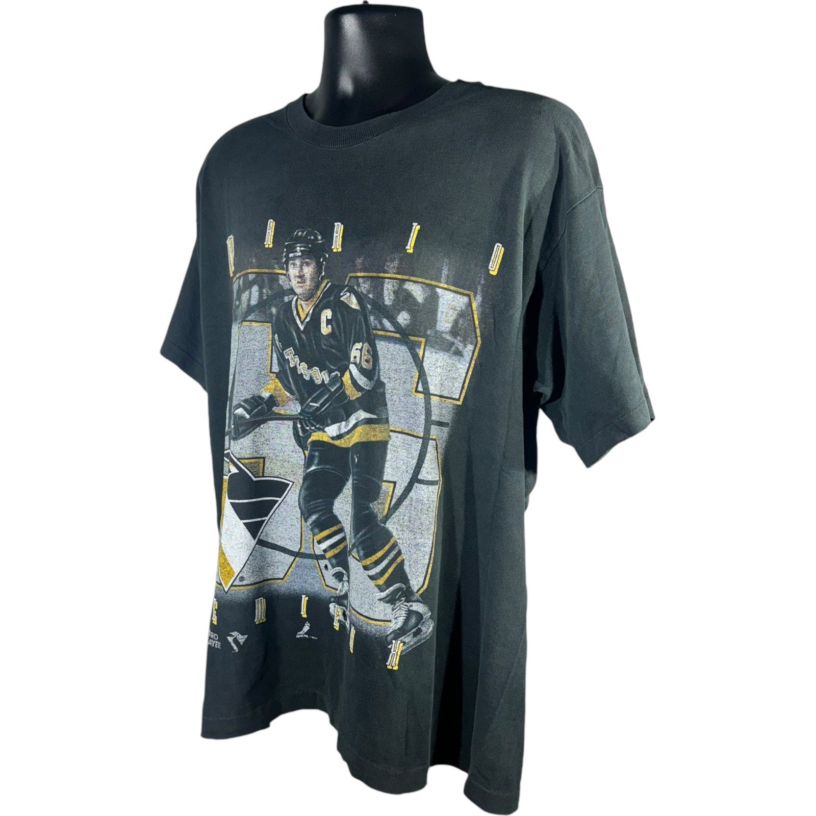 Vintage Pittsburgh Penguins Mario Lemieux Pro Player Tee 90s