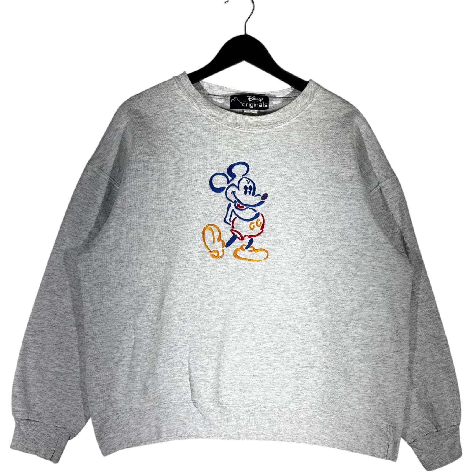 Vintage Disney Mickey Mouse Embroidered Crewneck 90s