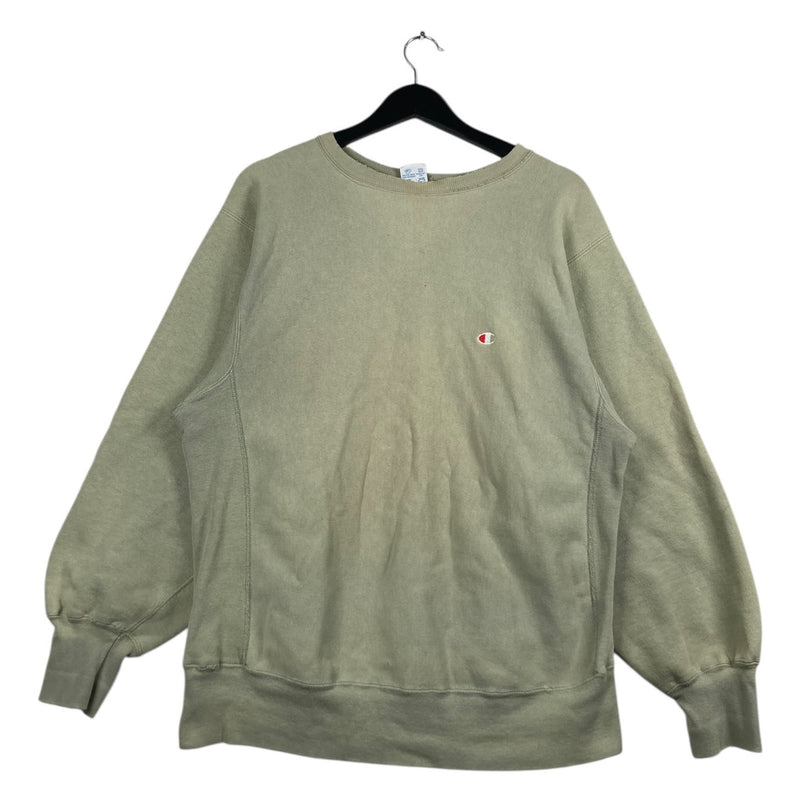 Vintage Champion Reverse Weave Embroidered Logo Crewneck