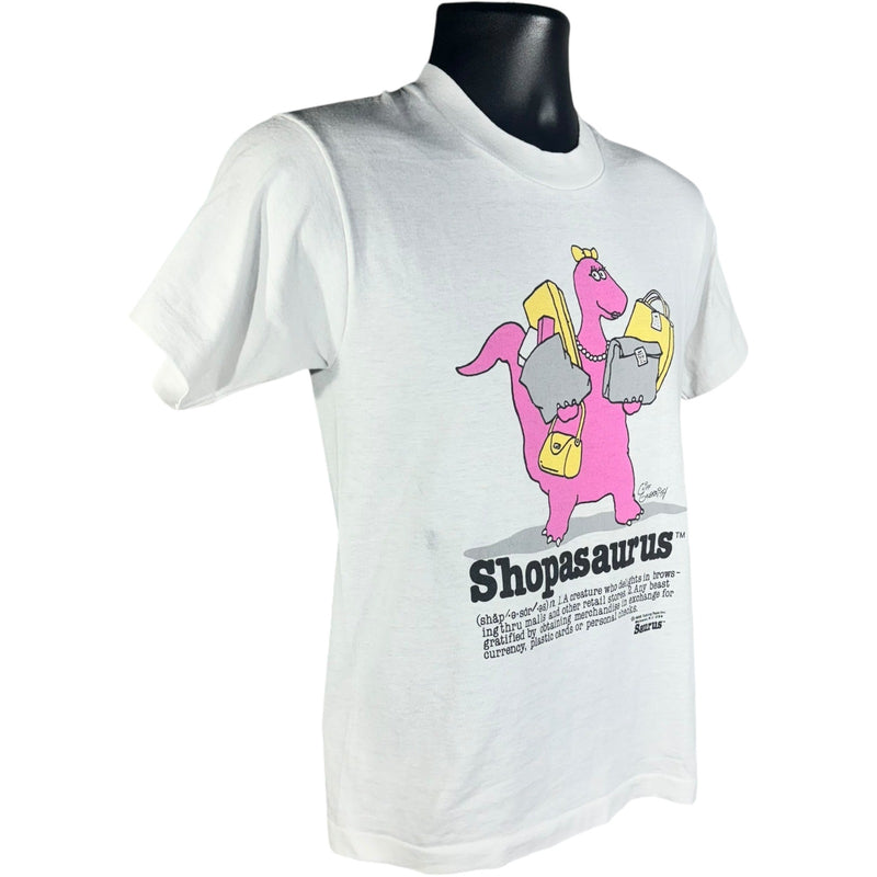 Vintage Shopasaurus Dinosaur Tee 1986