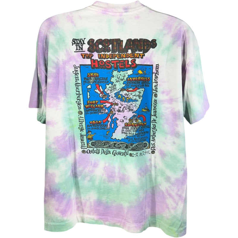 Vintage Fort William Scotland Tie Dye Souvenir Tee