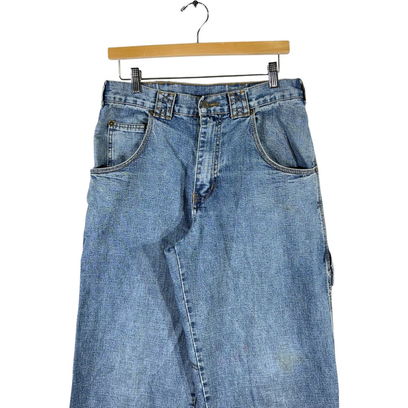 Vintage Goéland Productions Embroidered Carpenter Denim 32x29