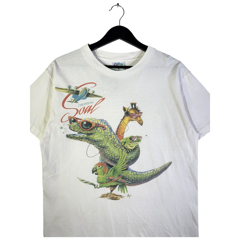 Vintage Caribbean Soul 10th Anniversary Lizard T-Shirt 90s