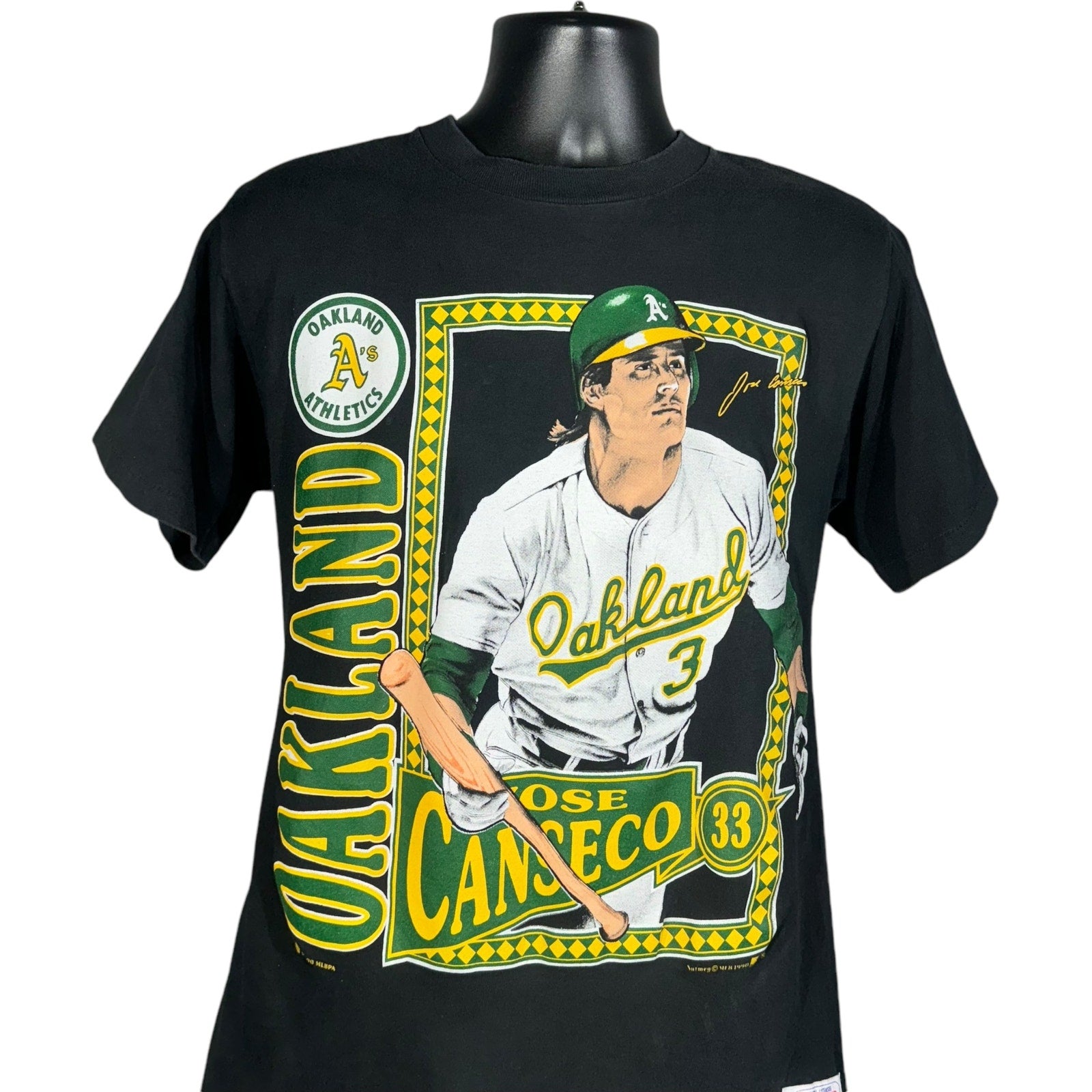 Vintage Oakland Athletics Jose Conseco #33 MLB Tee