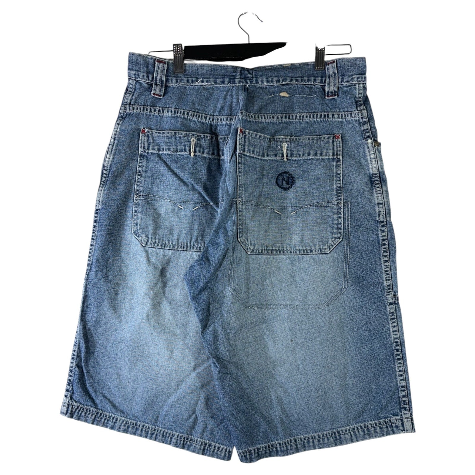 Vintage Wide Leg Denim Shorts 32