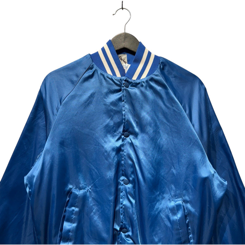 Vintage Longmont Grizzlies Wrestling Spellout Satin Bomber Jacket