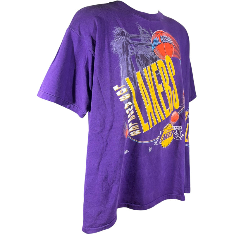 Vintage Los Angeles Lakers Aerial Assault Wraparound NBA Tee