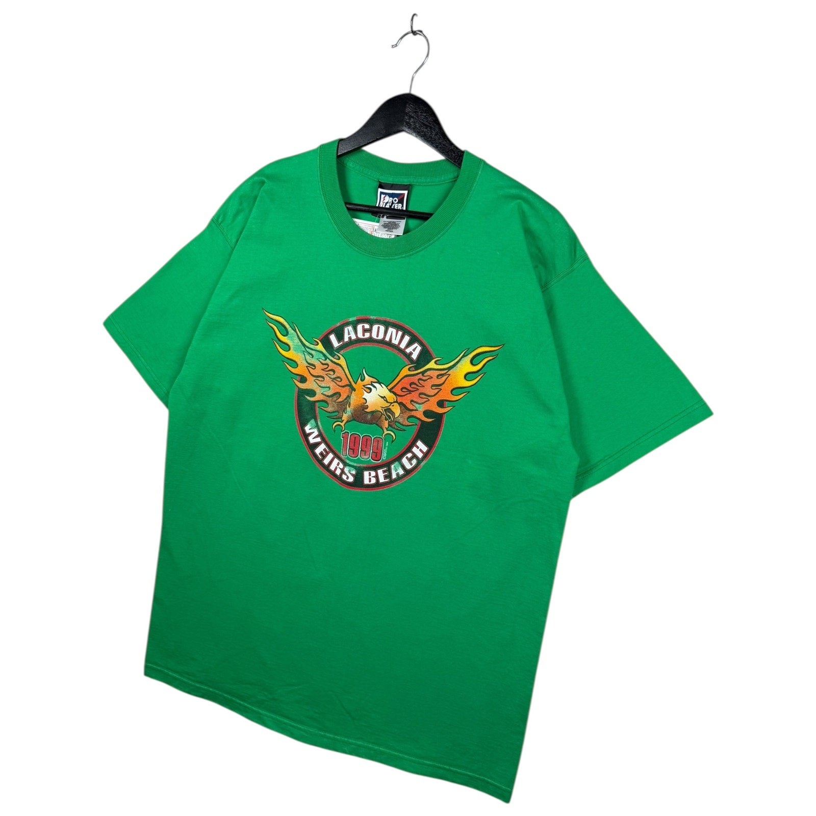 Vintage Laconia Weirs Beach Motorcycle 90s T-Shirt