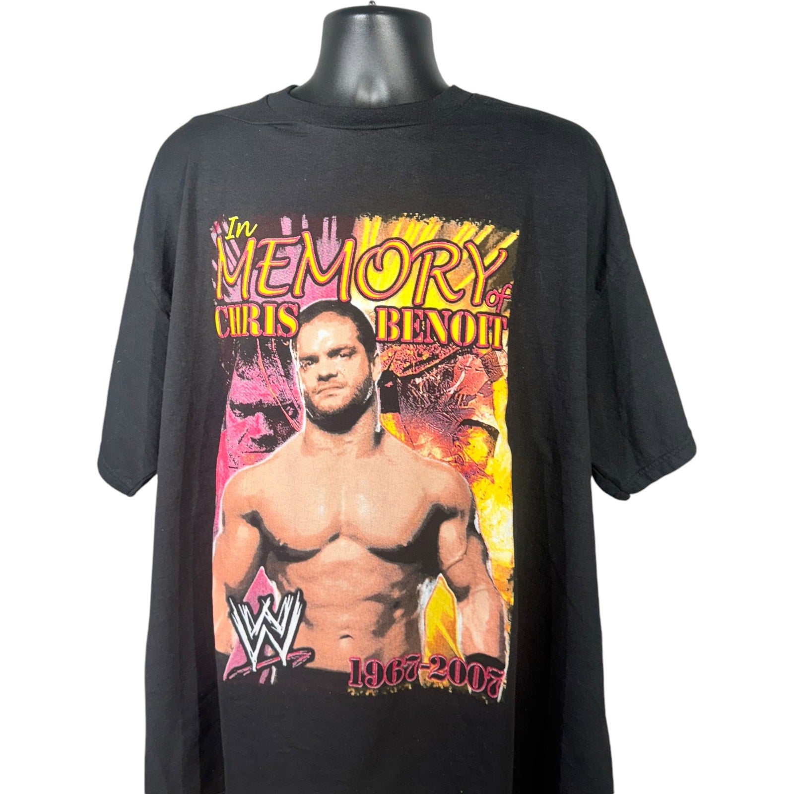 Vintage In Memory Of Chris Benoit WWE Tee