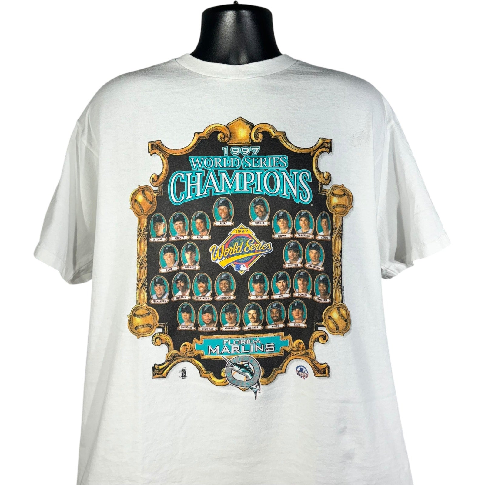 Vintage Starter Florida Marlins World Series Champions Tee