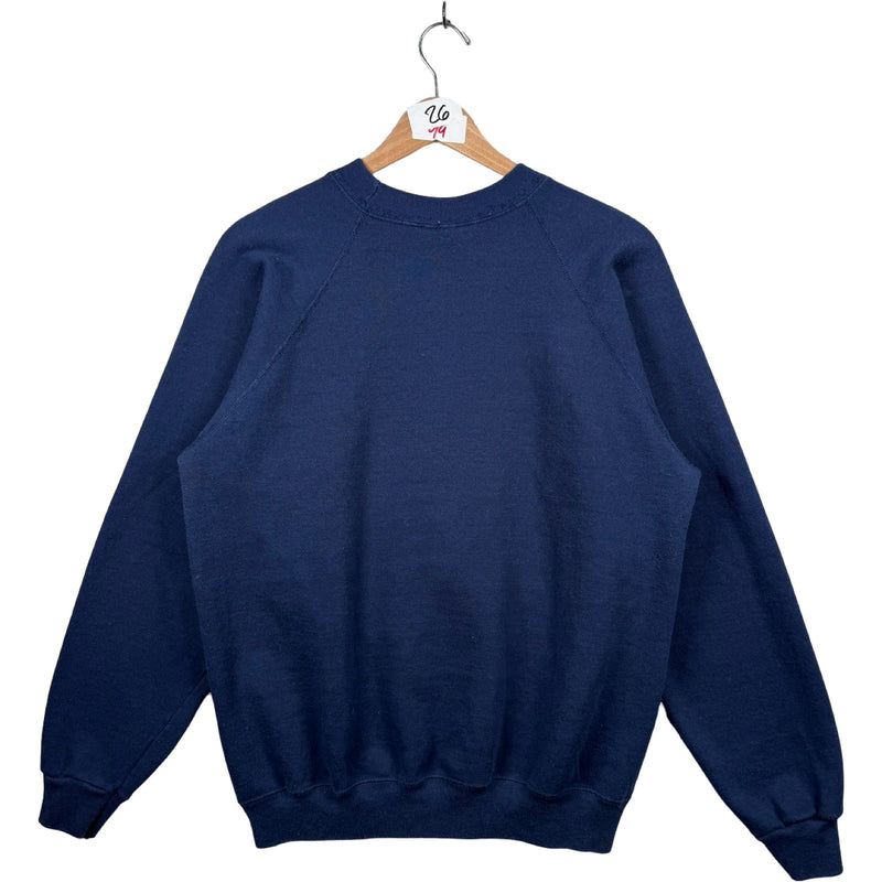 Vintage Floral Pond Nature Embroidered Women's Crewneck