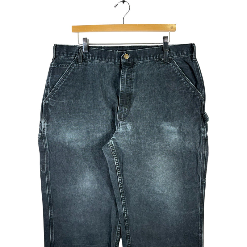 Vintage Carhartt Wide Leg Denim Carpenter Jeans 38 x 29