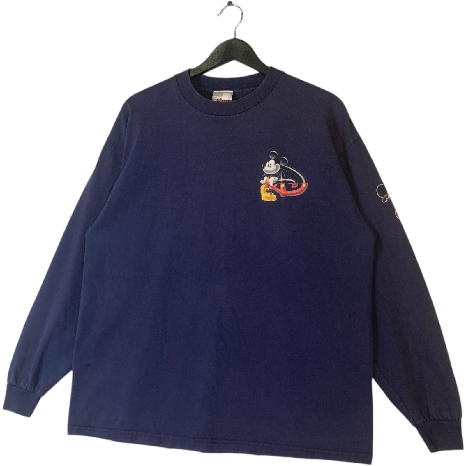 Vintage Disney Mini Logo Sleeve Spellout Long Sleeve