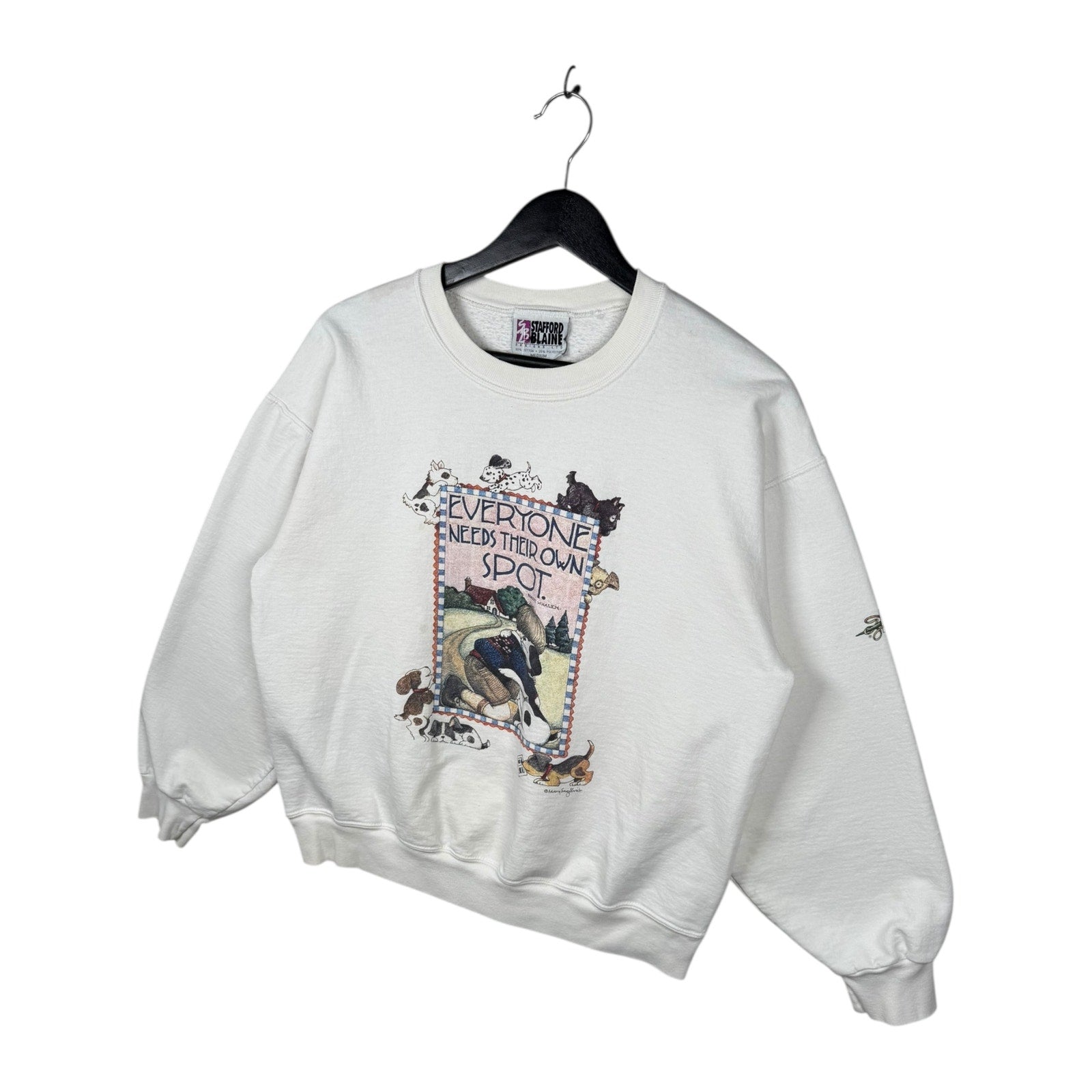 Vintage Everyone Needs Their Own Spot Dog Crewneck