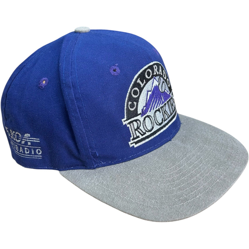 Vintage Colorado Rockies Logo MLB Snapback Hat