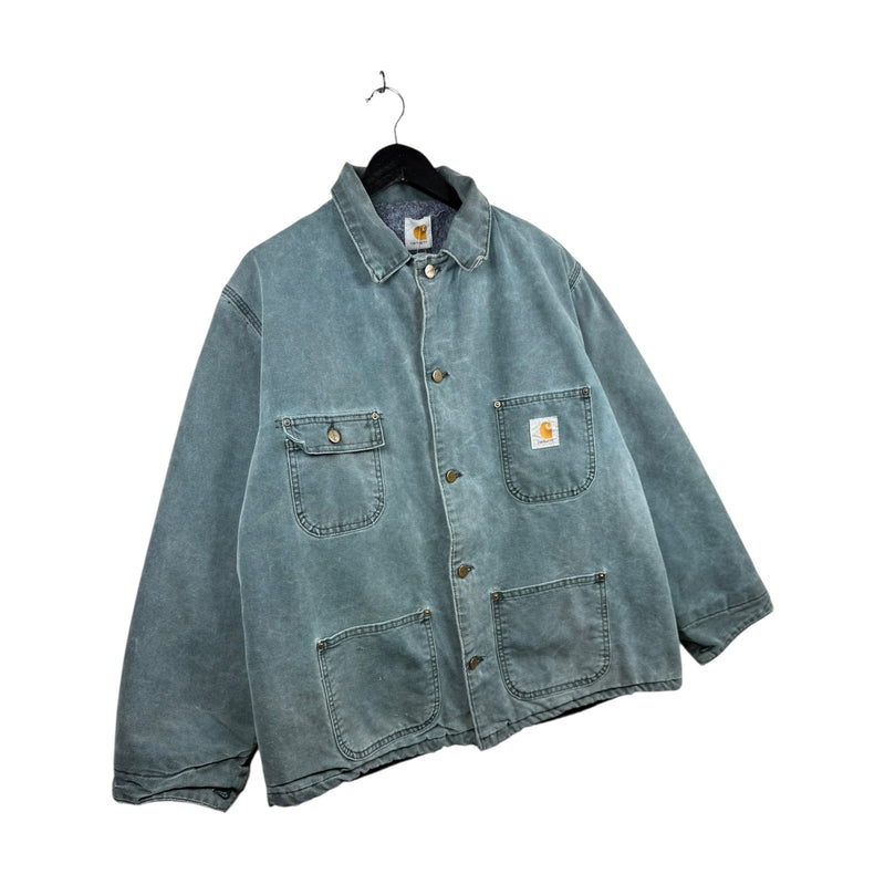 Vintage Carhartt Button Down Workwear Jacket