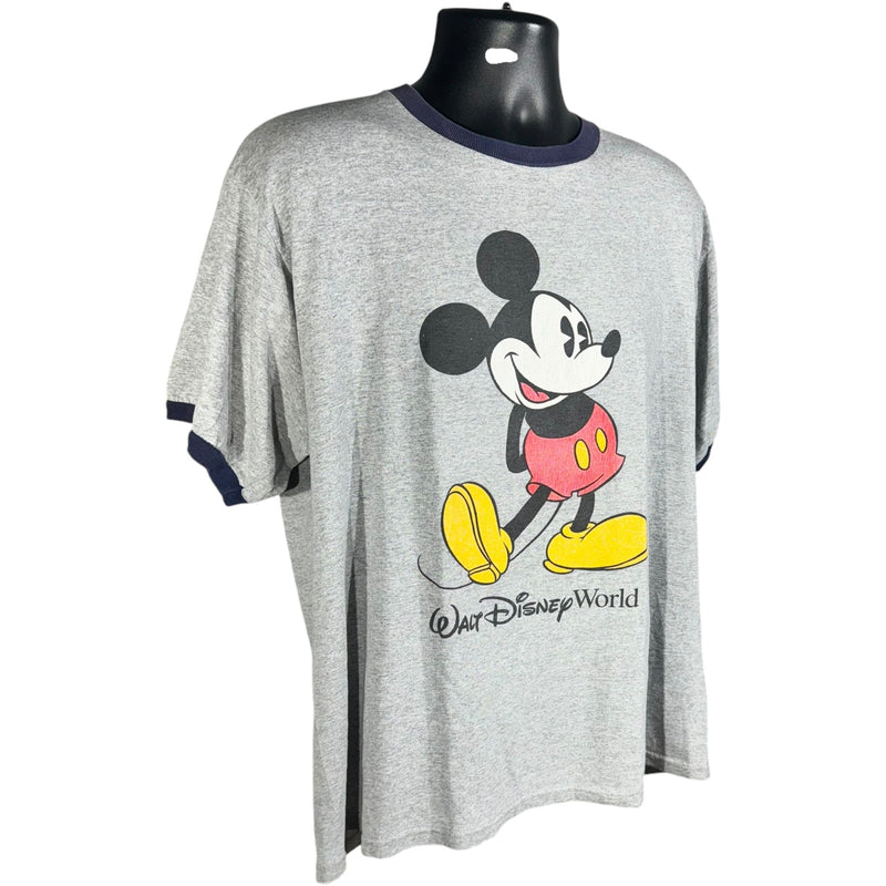 Vintage Walt Disney World Mickey Mouse Ringer Tee