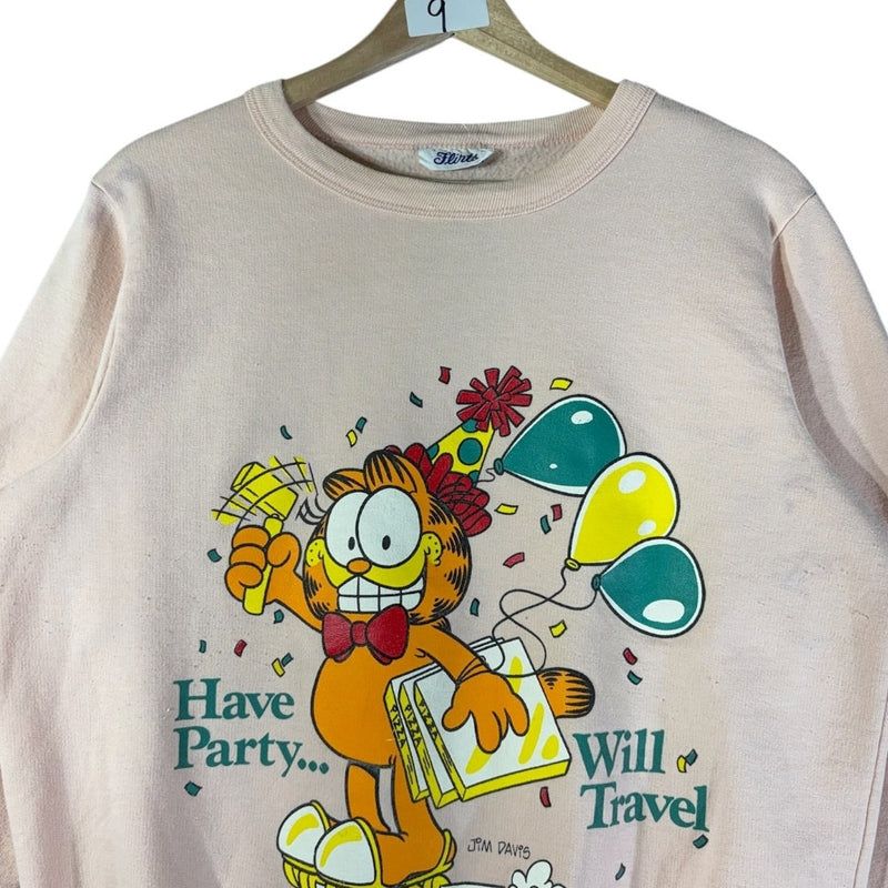 Vintage Garfield Comic Graphic Crewneck