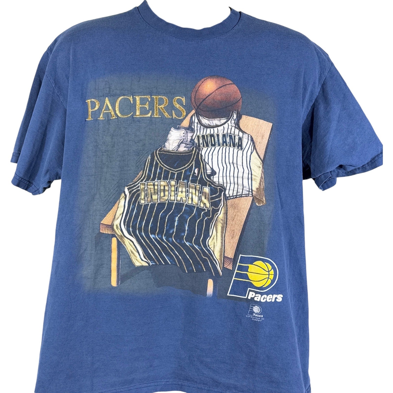 Vintage Indiana Pacers Locker Room NBA Tee 90s