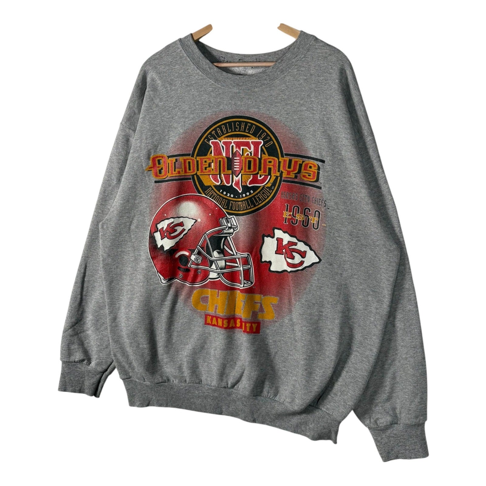 Vintage Kansas City Chiefs "Golden Days" NFL Crewneck 90s