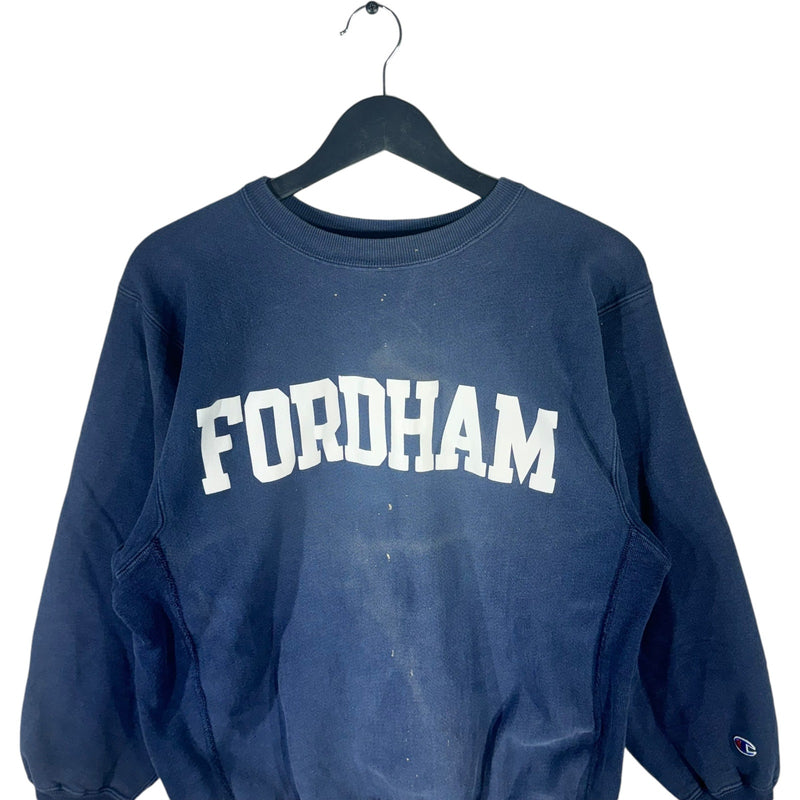 Vintage Fordham Champion Reverse Weave Crewneck 90s