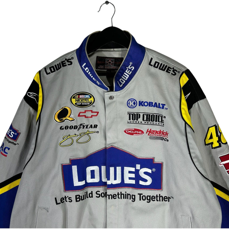 Vintage Jimmie Johnson Lowe's NASCAR Racing Jacket