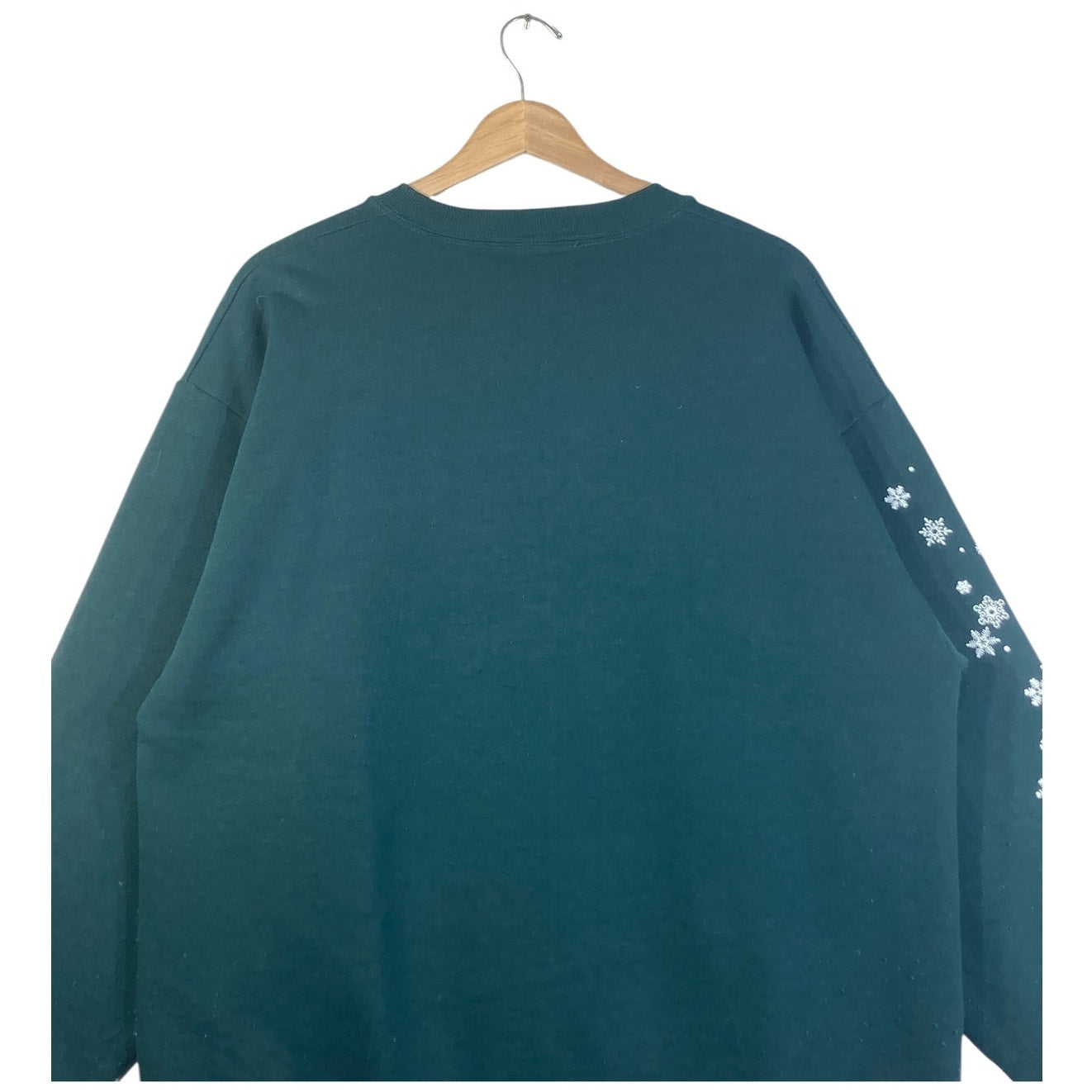 Vintage Winter Cats Snowflake Crewneck