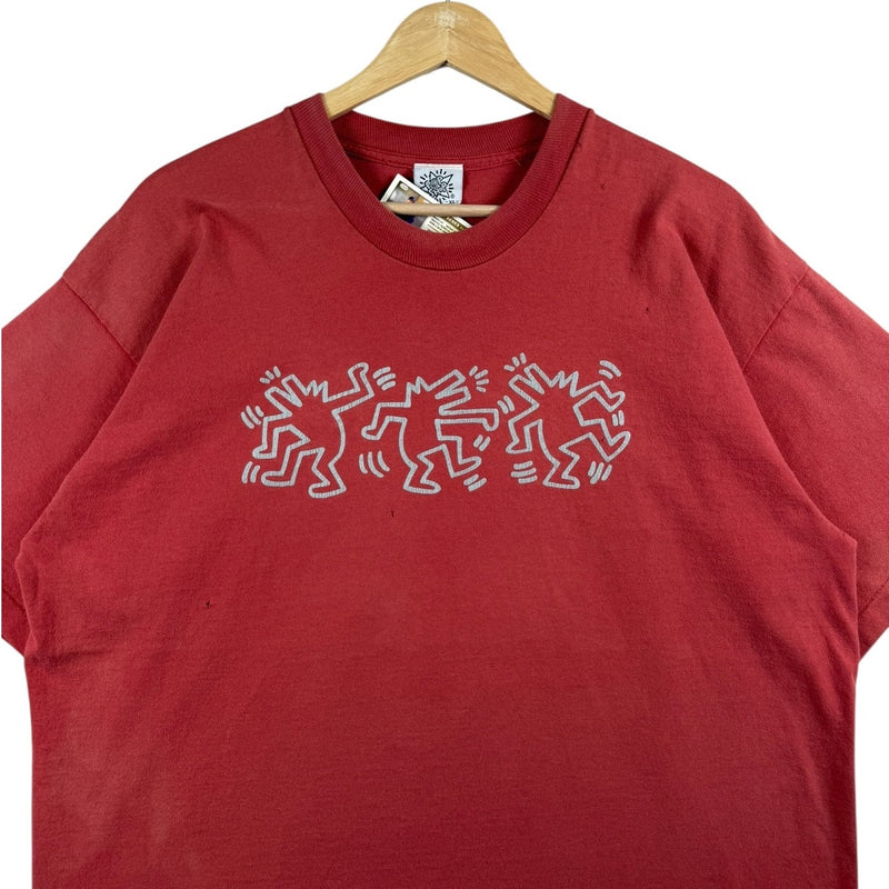 Vintage Pop Shop Dancing Figures Graphic T-Shirt
