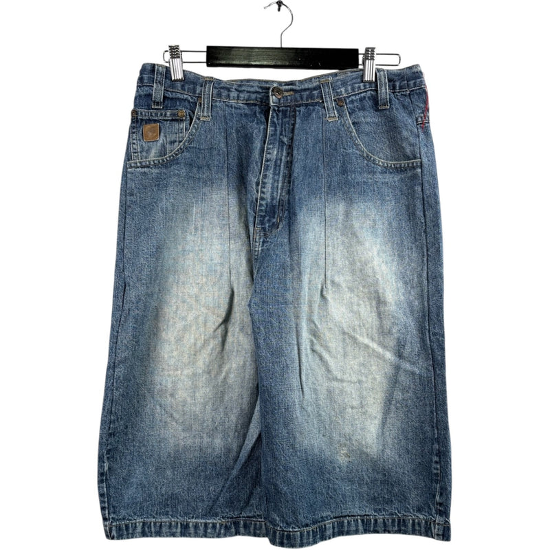 Vintage Faded Bermuda Denim Shorts