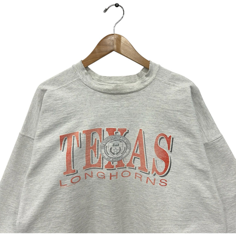 Vintage University Of Texas Longhorns Spellout Crewneck 90s